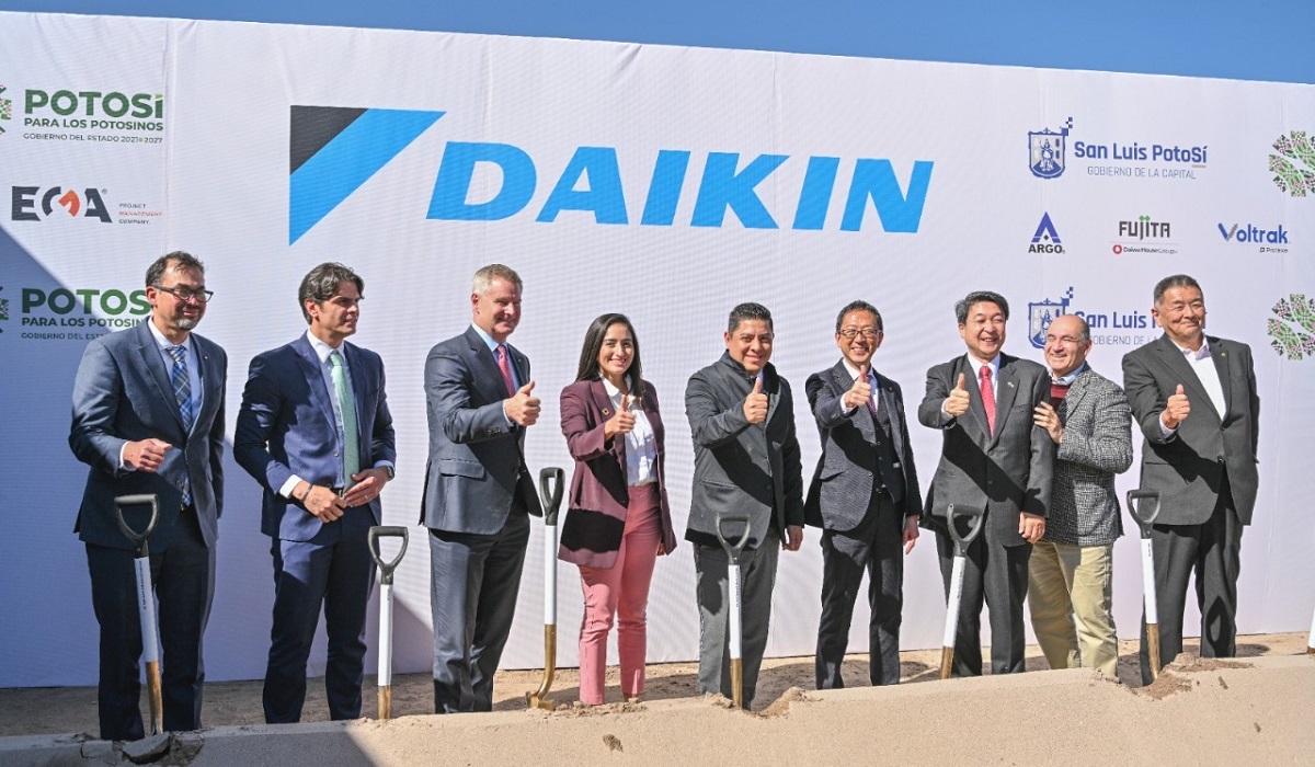 Daikin tendrá en SLP su mayor centro de producción del hemisferio