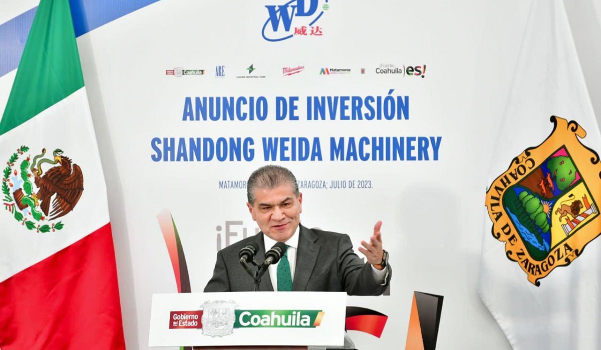 Llega China Shandong Weida Machinery A Coahuila Con Inversi N De Mdd