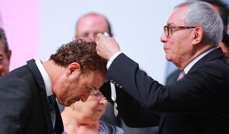 Jesús Padilla Zenteno, presidente de la COPARMEX, fue galardonado con la medalla “Aportes Sobresalientes en Beneficios de la CDMX”.