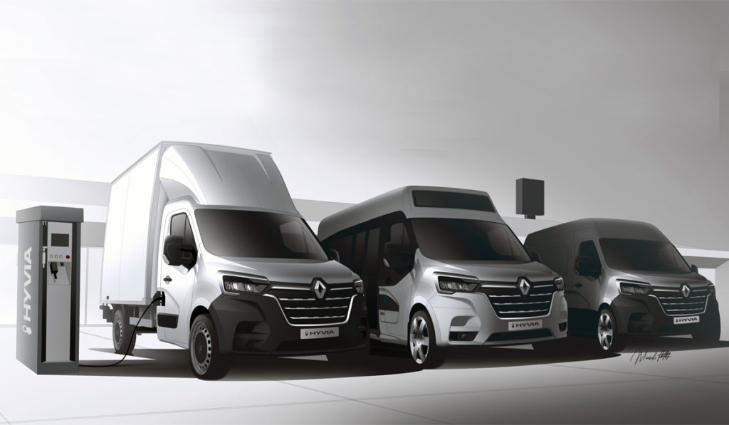 Tres vehículos comerciales a hidrógeno que Renault lanzará este 2021