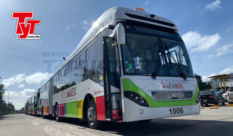 Volvo Buses entrega 12 articulados al Mexibús