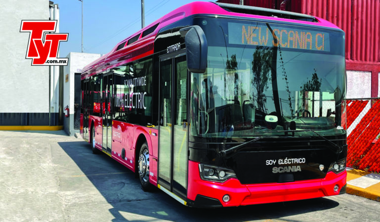 Bus Scania 100% eléctrico, listo para rodar en la CDMX