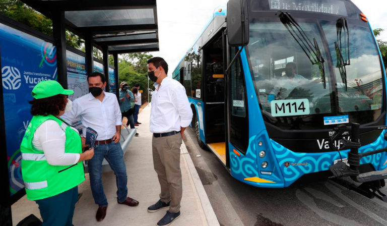 Supervisan funcionamiento del sistema Va y ven en Mérida
