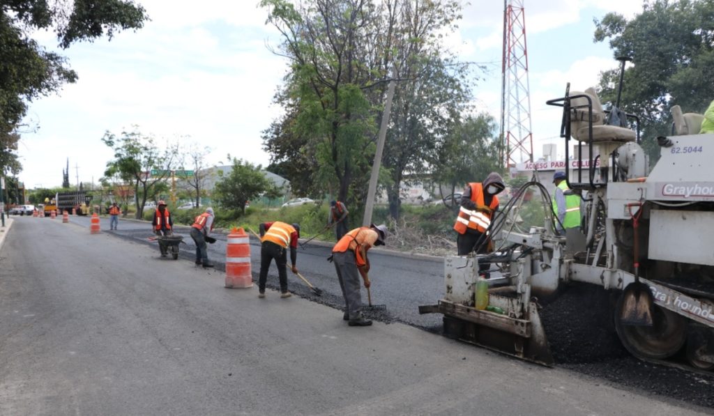 Puebla-reconstrucción de vías
