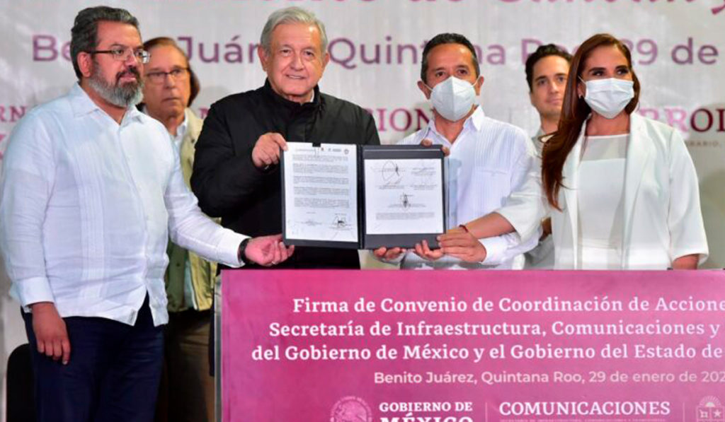 AMLO presenta programa de infraestructura para Tulum y Cancún