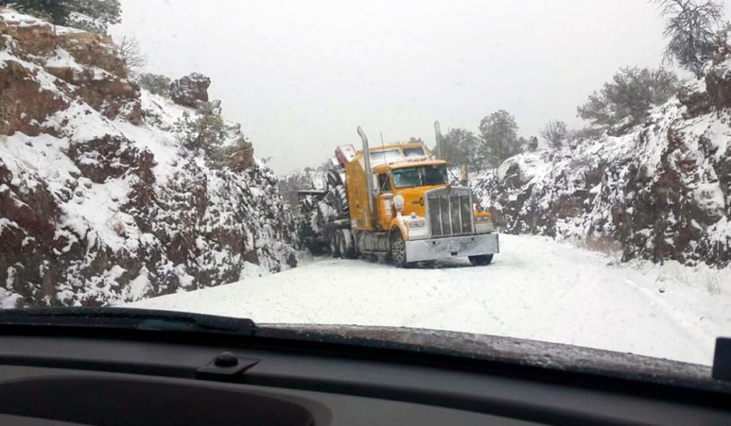 El clima: reportan afectaciones en estos tramos carreteros