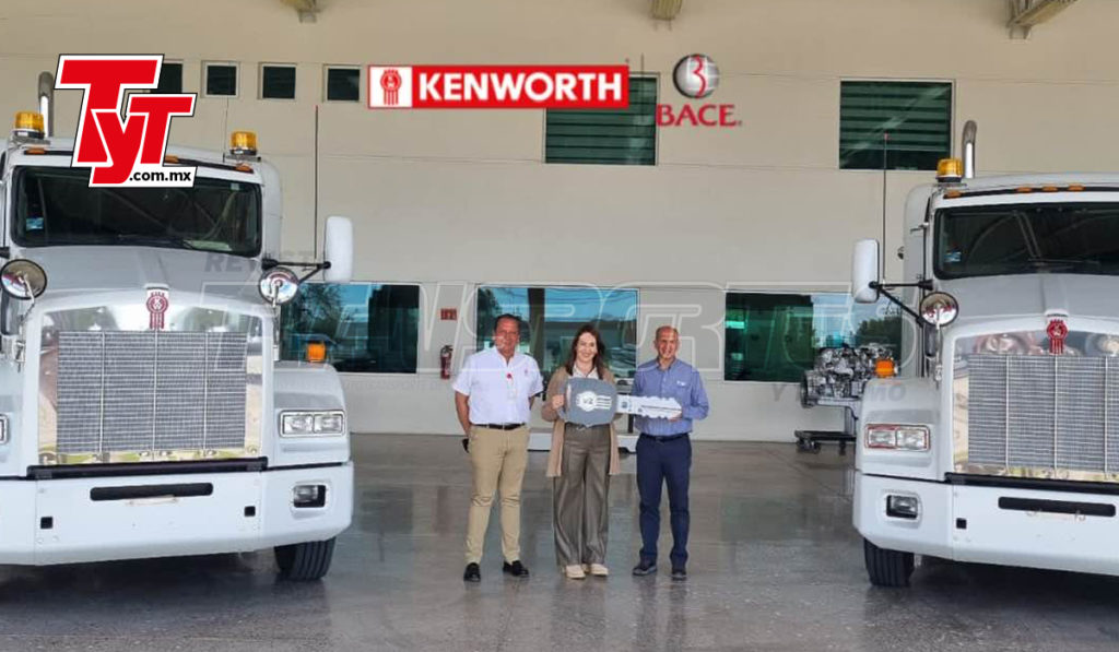 Transportes Hernie recibe 4 tractocamiones Kenworth T800