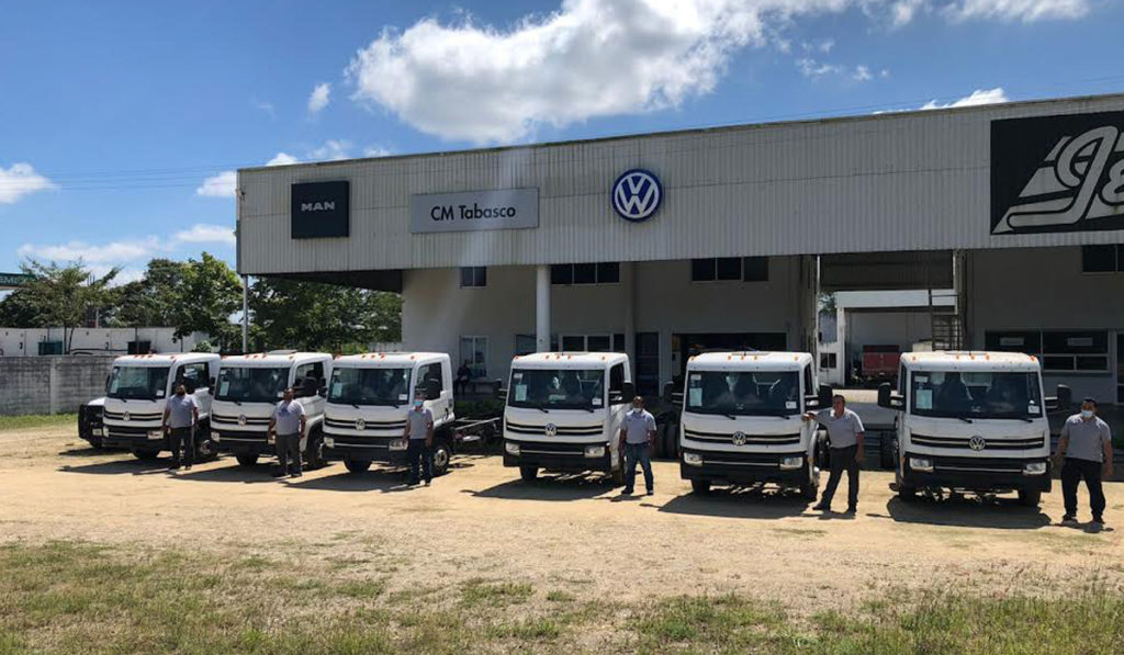 VW Camiones y Buses entrega 6 Delivery a Corporativo Sánchez
