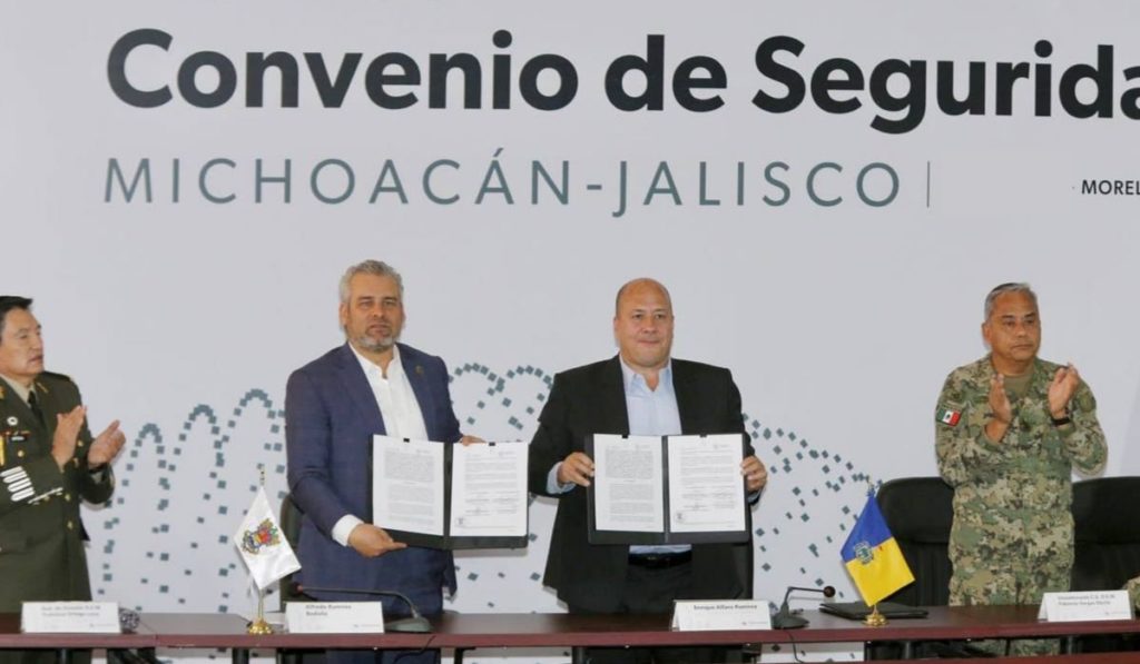 Jalisco y Michoacán firman convenio para fortalecer la seguridad y el desarrollo
