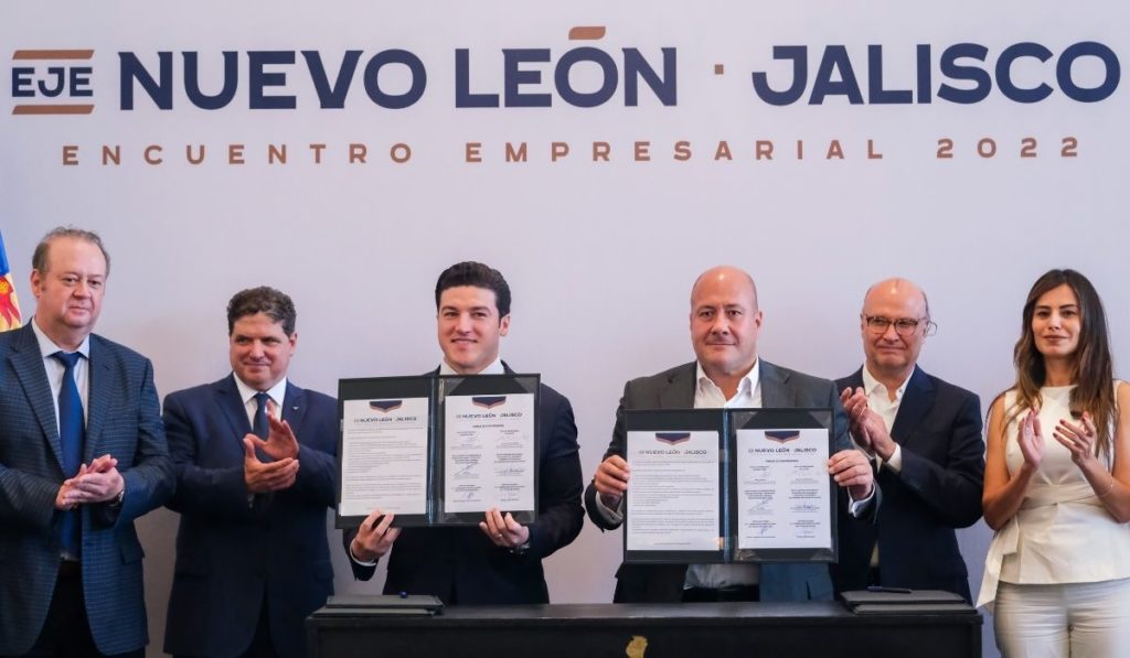 Jalisco y Nuevo León firman acuerdo de vinculación económica y fiscal