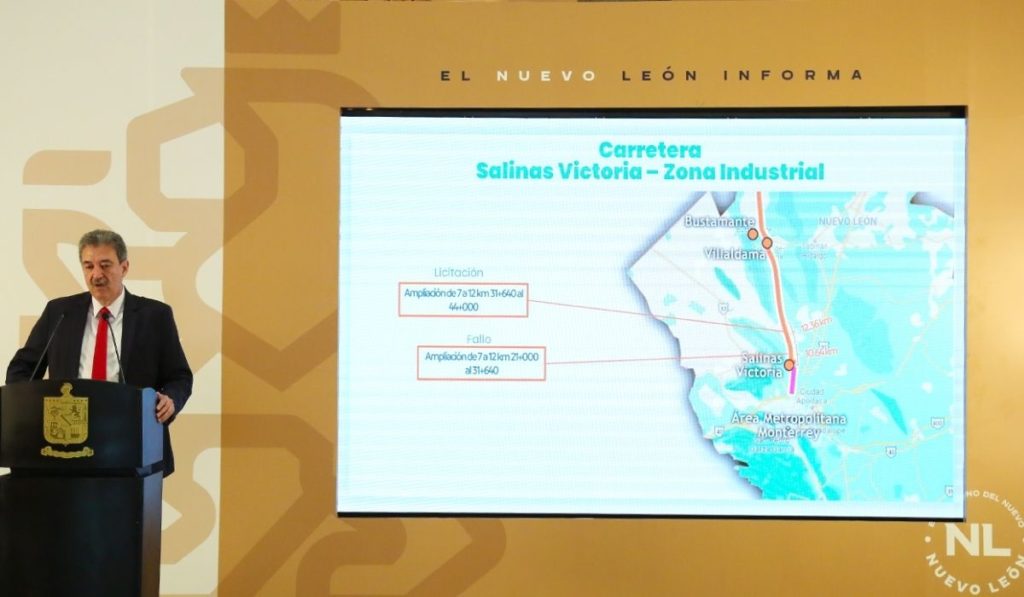 Modernizan carreteras Monterrey-Colombia y Salinas Victoria-Zona Industrial