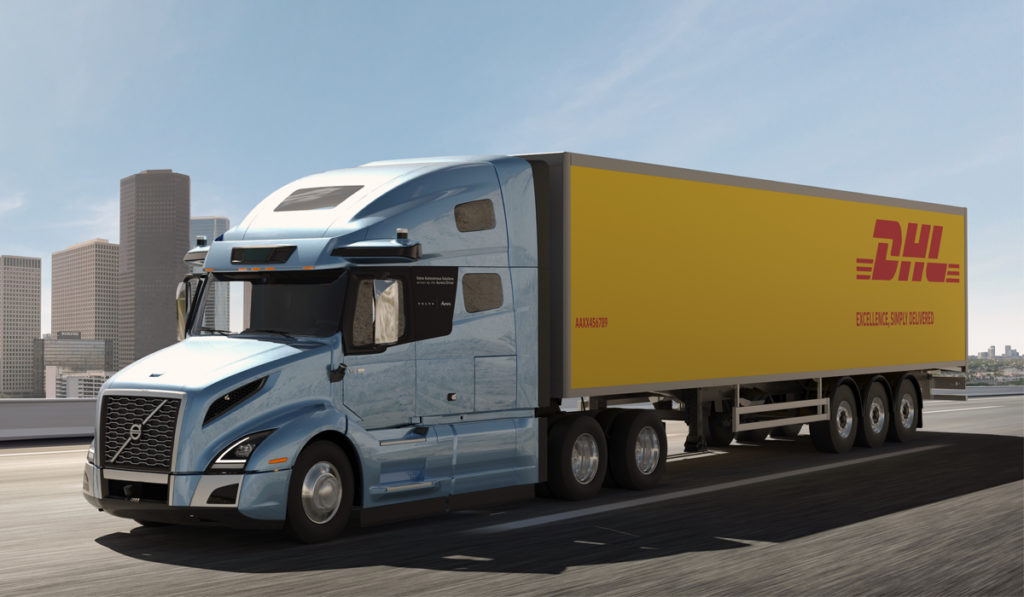 Volvo alista solución de transporte autónomo hub to hub; DHL es el primero en unirse al programa de pruebas