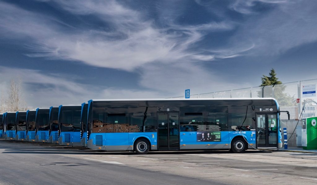 Irizar siembra 90 autobuses eléctricos en Madrid