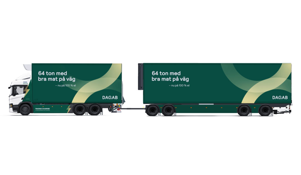 Camión eléctrico de Scania traslada 64 toneladas de alimentos refrigerados en Europa