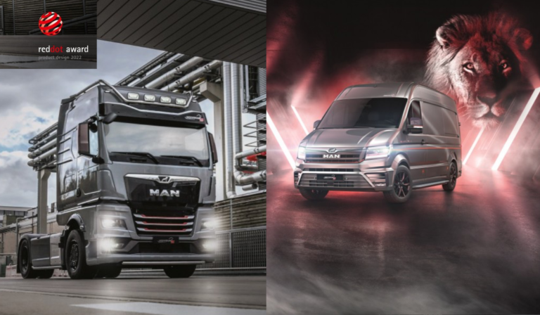 MAN Truck & Bus gana dos Red Dot Design Award 2022