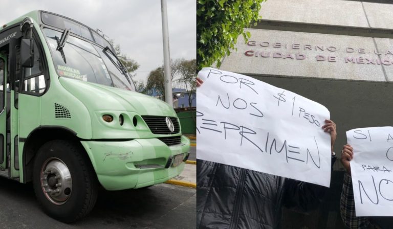 Operativos por tarifas confrontan a transportistas de la ruta 57 y Semovi