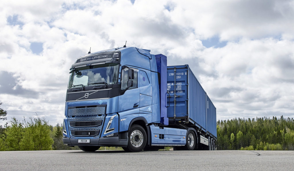 Volvo Trucks stattet den Wasserstoff-Lkw mit 1.000 Kilometern Autonomie aus