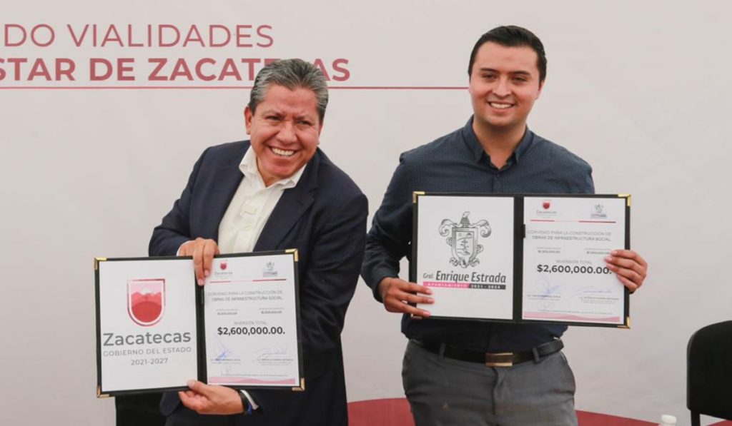 Zacatecas firma convenio para rehabilitar carretera en Enrique Estrada