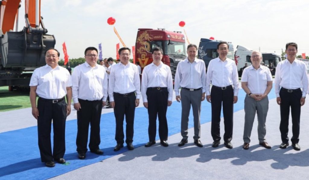 Scania comienza la construcción de nueva base de producción global en China