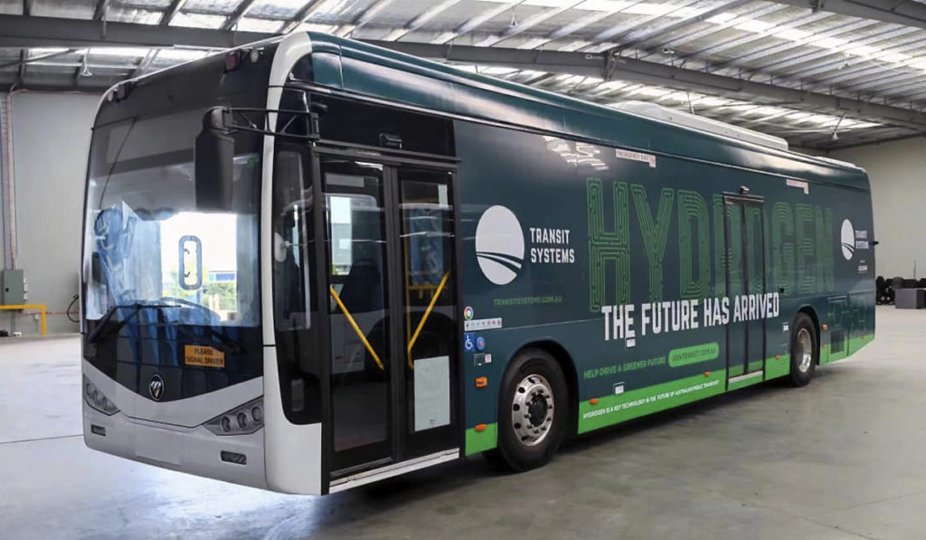 FOTON pone a rodar los primeros buses a hidrógeno en Australia