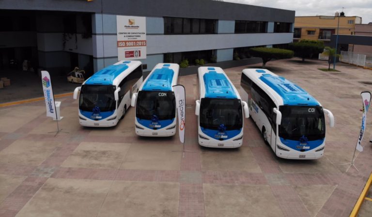 Venta de autobuses acelera 75% en el primer trimestre