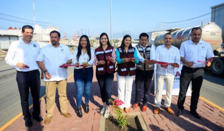 Inauguran remodelación del acceso principal al puerto de Manzanillo