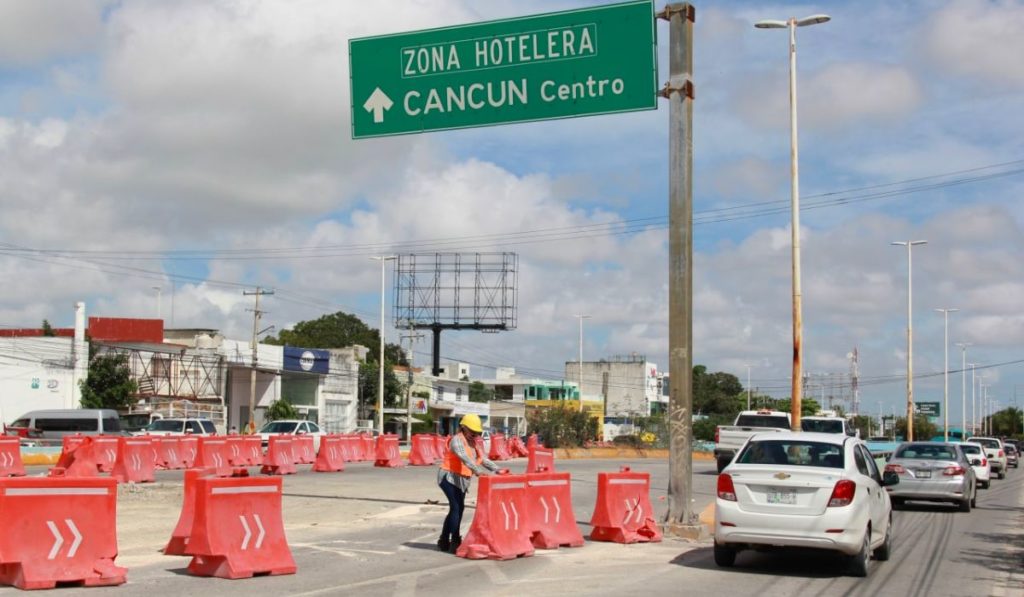 SICT alista rehabilitación de cuarto tramo del Blvd. Colosio en Cancún