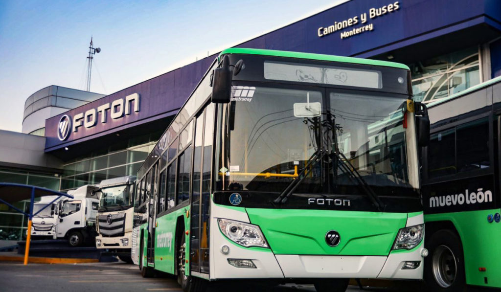 Metrorrey da la bienvenida a 10 buses FOTON México