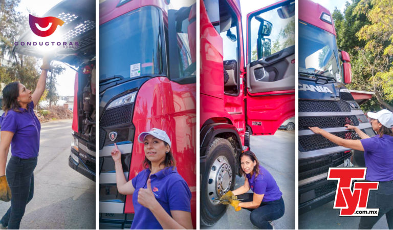 Conductoras Scania: María Félix, de ingeniera en logística al tractocamión