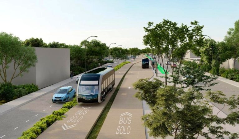 Arranca construcción de los corredores para el le-Tram en Mérida