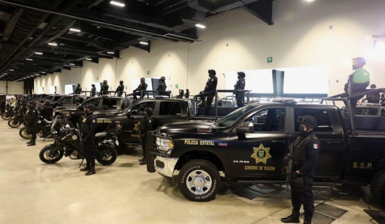 Yucatán equipa a la Policía Estatal con 105 patrullas pick up