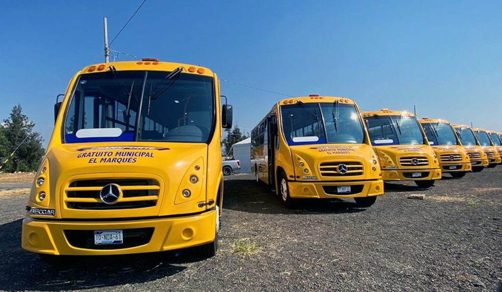 Querétaro suma 20 autobuses Mercedes-Benz a programa de transporte gratuito