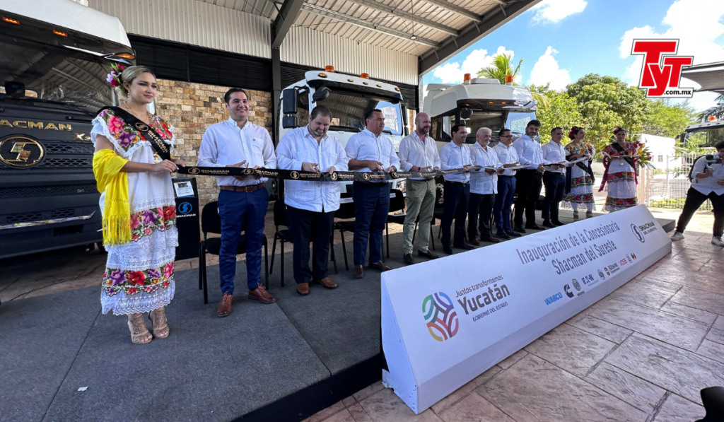 Mauricio Vila inaugura Shacman del Sureste en Mérida