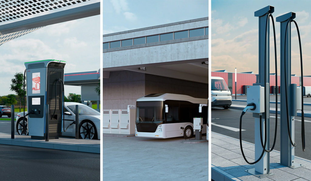 ABB presenta solución para cargar hasta cuatro vehículos pesados eléctricos al mismo tiempo