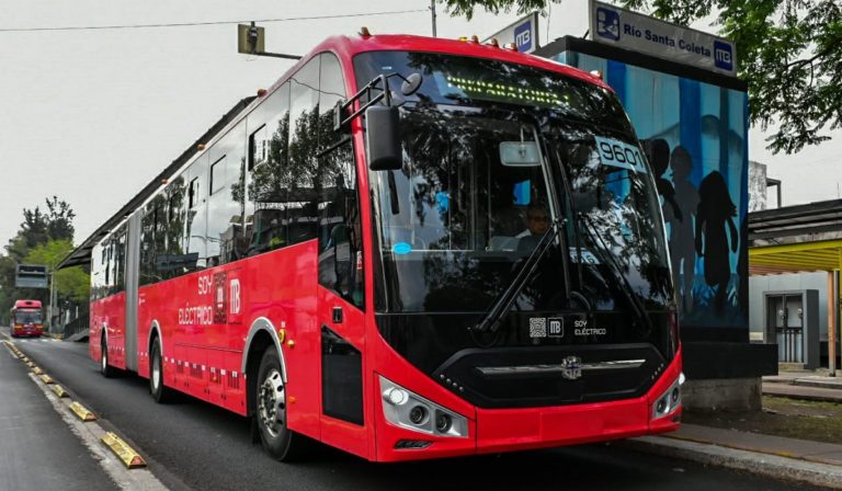 Inician prueba de primera unidad articulada eléctrica de Metrobús L5