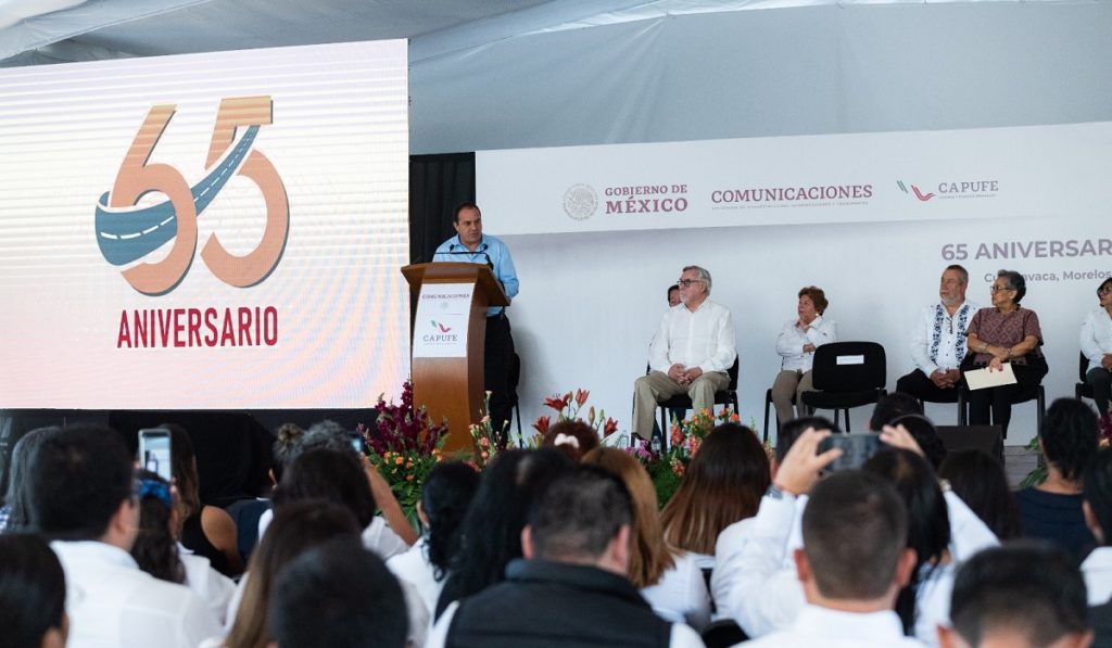 Capufe celebra en Morelos su 65 aniversario
