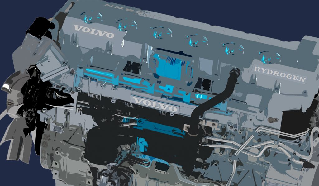 Volvo Group acelera el desarrollo de motores de combustión interna de hidrógeno