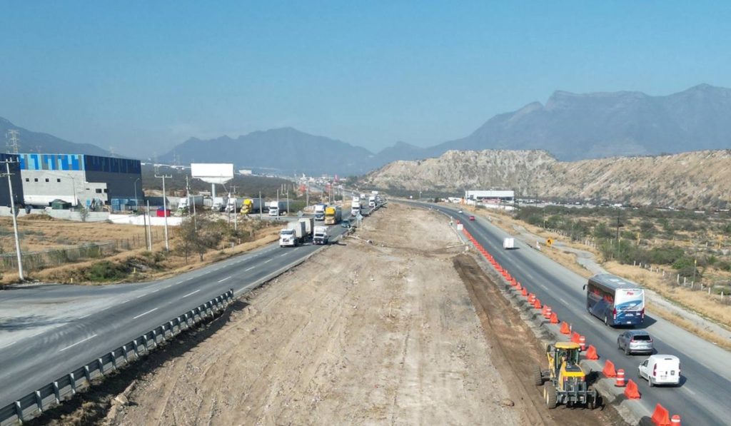 carretera Monterrey-Saltillo-ampliación-Zona-Tesla