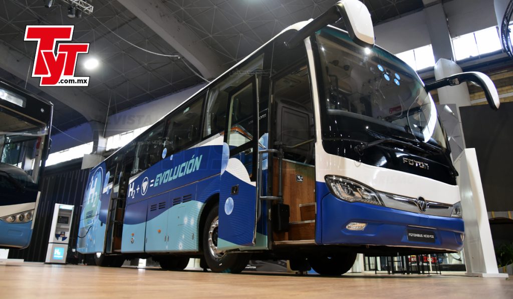 FOTON presenta el primer autobús de hidrógeno en México
