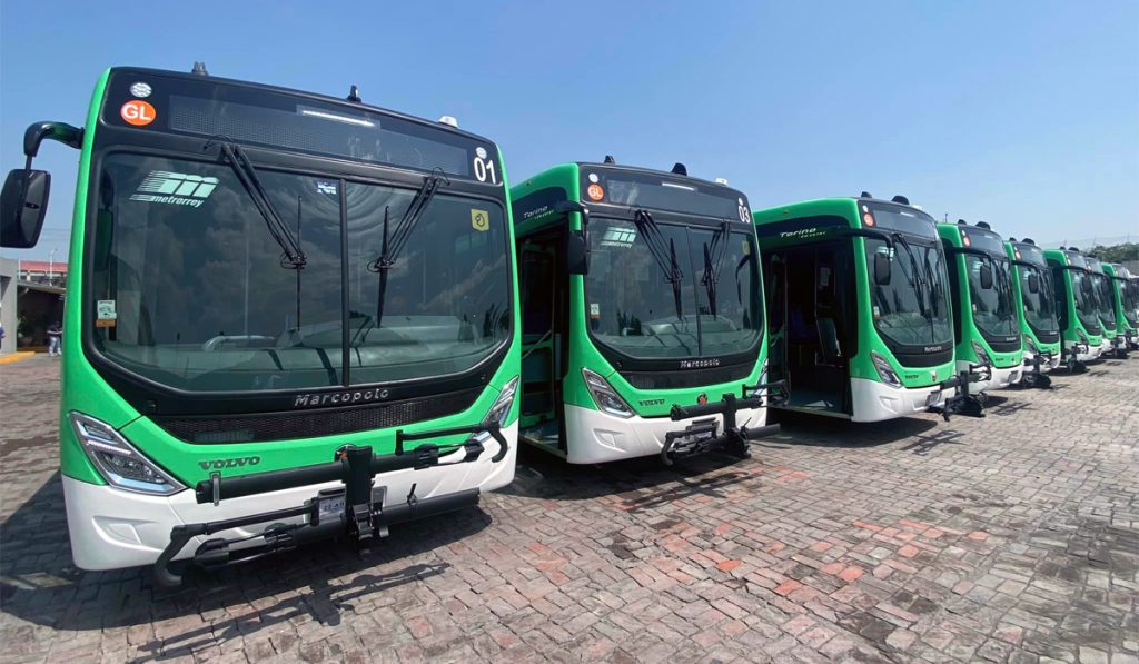 Volvo Buses y Grupo Lazcano, en la renovación del transporte de NL