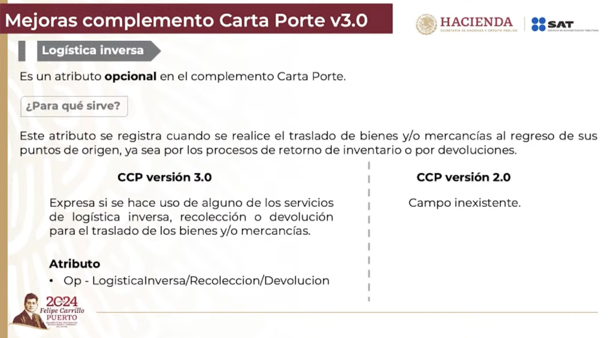 Complemento Carta Porte 3.0, única versión válida a partir del 1 de ...
