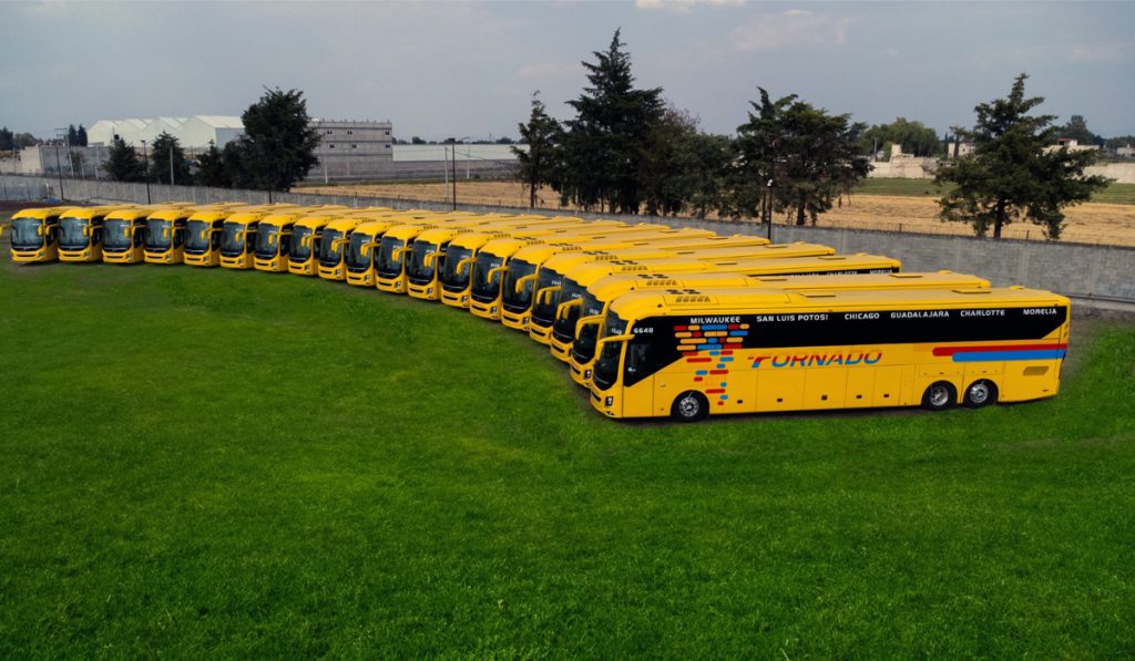 Tornado Bus Company estrena 20 unidades Volvo 9800