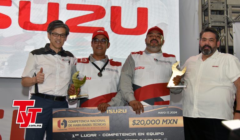 Técnicos de Aguascalientes y Vallejo, campeones de la competencia de habilidades de Isuzu