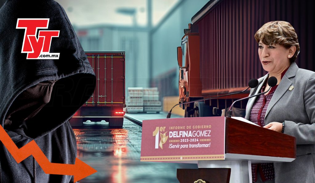 Reduce 11% robo a transporte de carga en Edomex, destaca Delfina en 1er Informe