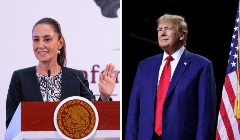 Claudia Sheinbaum y Trump