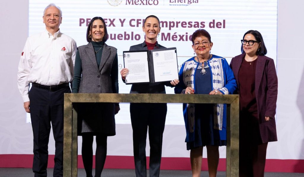 Sheinbaum envía leyes secundarias en materia de hidrocarburos