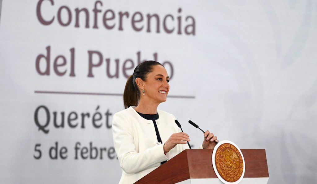 La Presidenta Claudia Sheinbaum