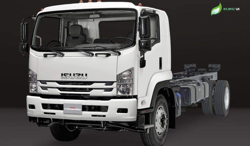 Ésta es la serie Forward Euro VI de Isuzu México