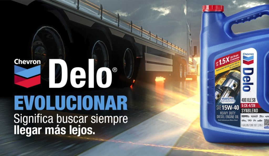 Chevron Delo 400 XLE SB, el lubricante que le da potencia a su flota protege su inversión