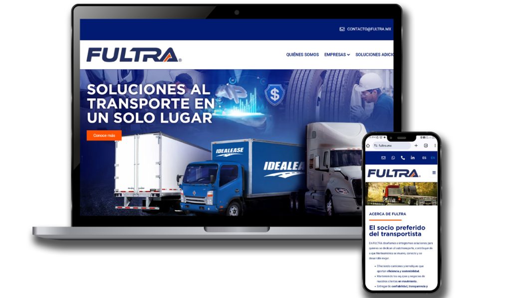 Fultra lanza su renovado sitio web para consolidarse como el socio preferido del transportista
